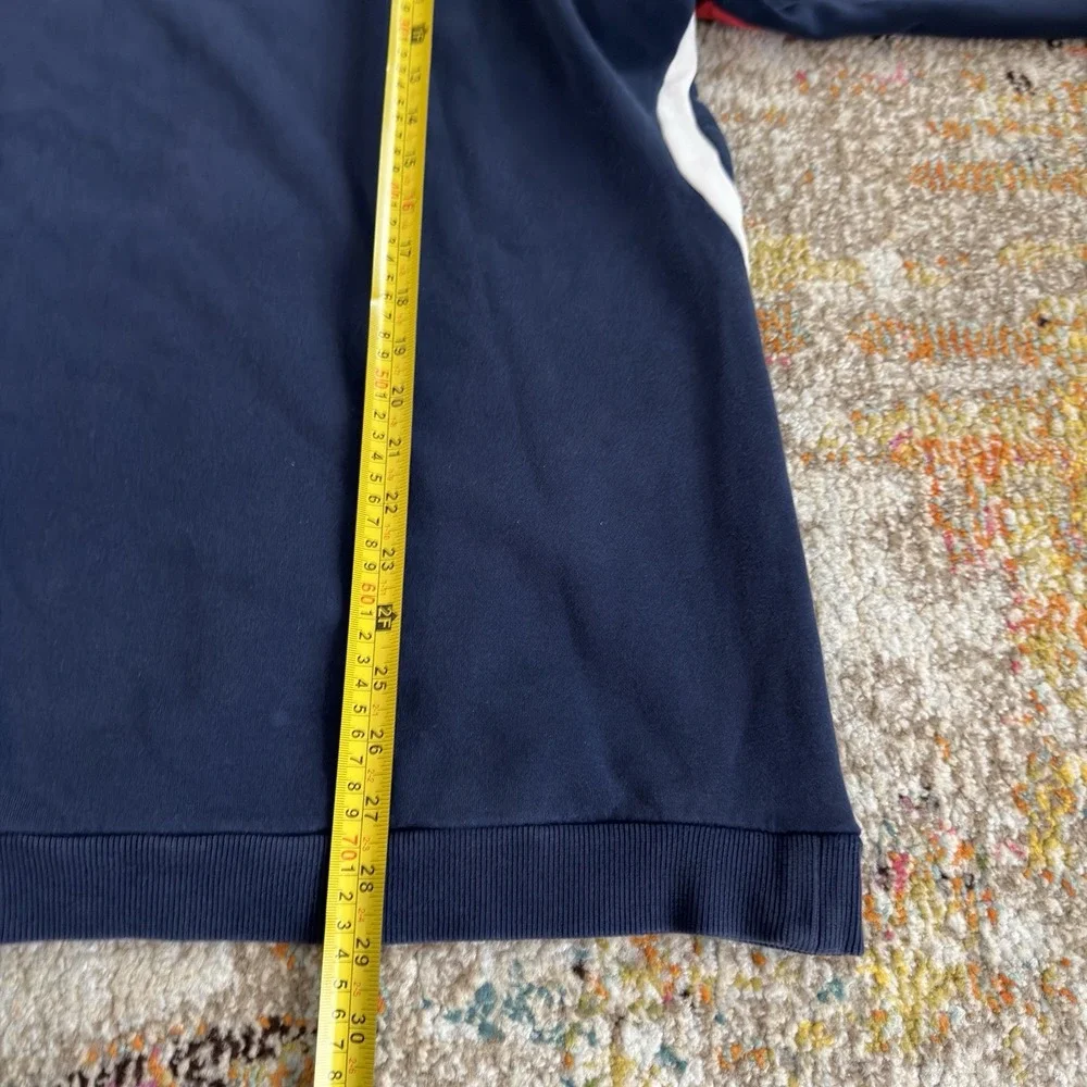 Vintage Faded Y2K Adidas Center Logo Hoodie New England Revolution Sz 2XL